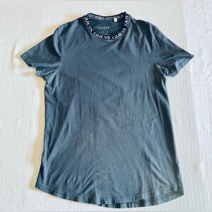 GUESS Grey Logo Crewneck Top